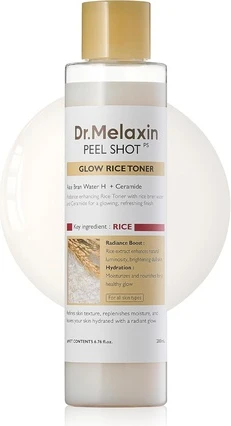 Тонер Dr. Melaxin Peel Shot Glowe Rice