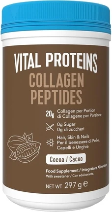 Порошкообразная пищевая добавка с пептидами коллагена Vital Proteins со вкусом какао