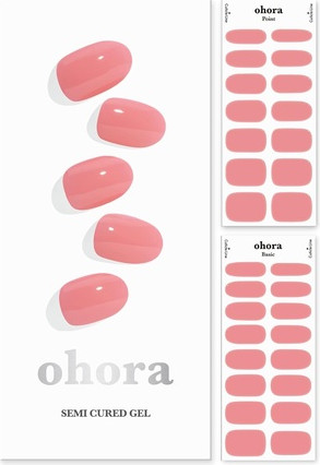 Полуотвержденные гелевые накладки для ногтей Ohora N Cream Glow