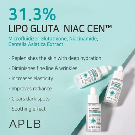 Ampoule Serum APLB Aplb Glutathione Niacinamide Ampoule Serum Lipo Gluta Niac 31.3%