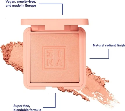 Минеральная пудровая румяна 3INA The Blush 310 Natural Light