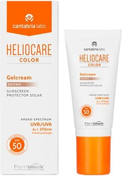Гель-крем Heliocare Color Brown SPF 50