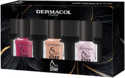 Набор лаков для ногтей Dermacol 5 Days Stay
