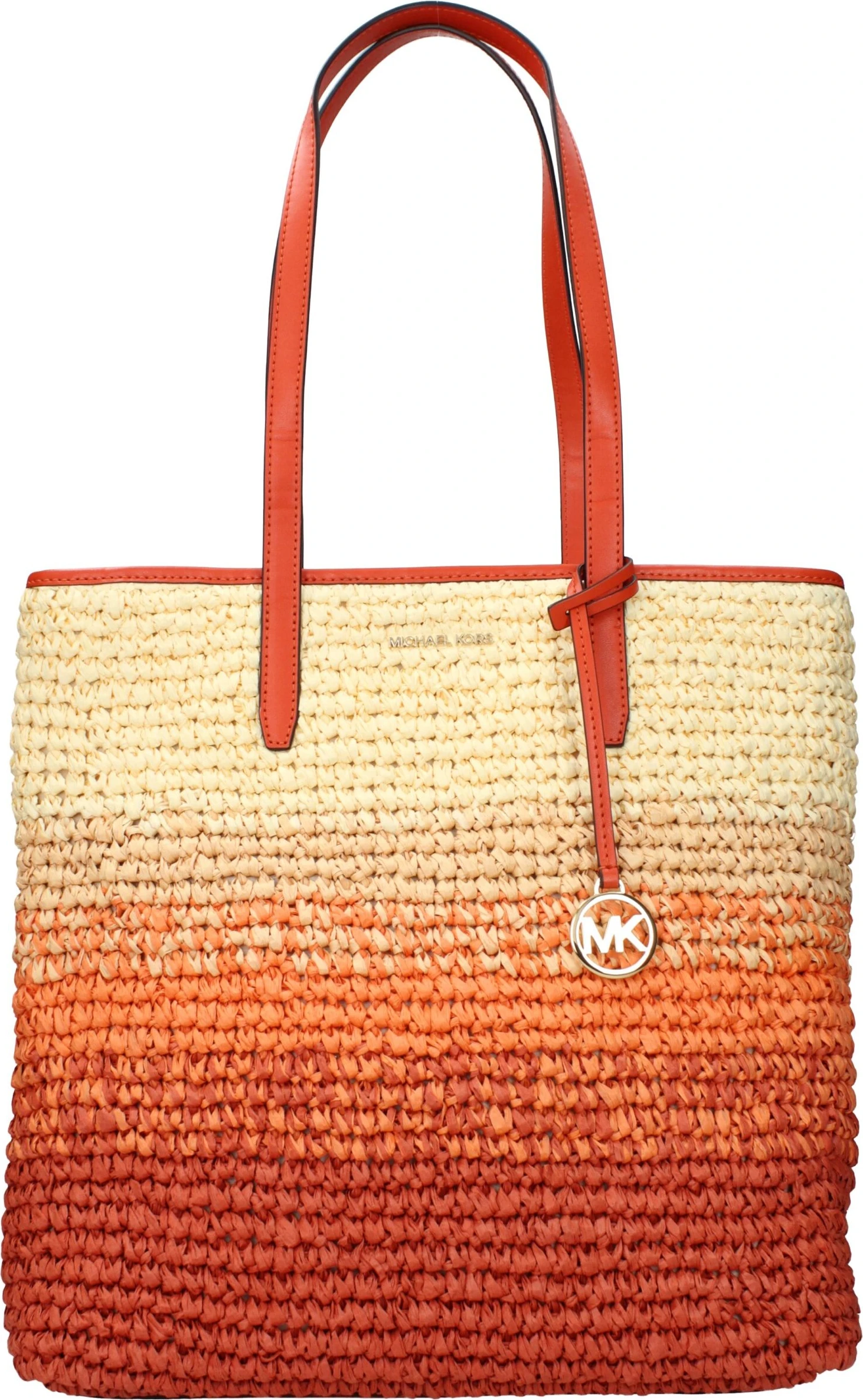 Сумки на плечо Michael Kors Оранжевый Рафия