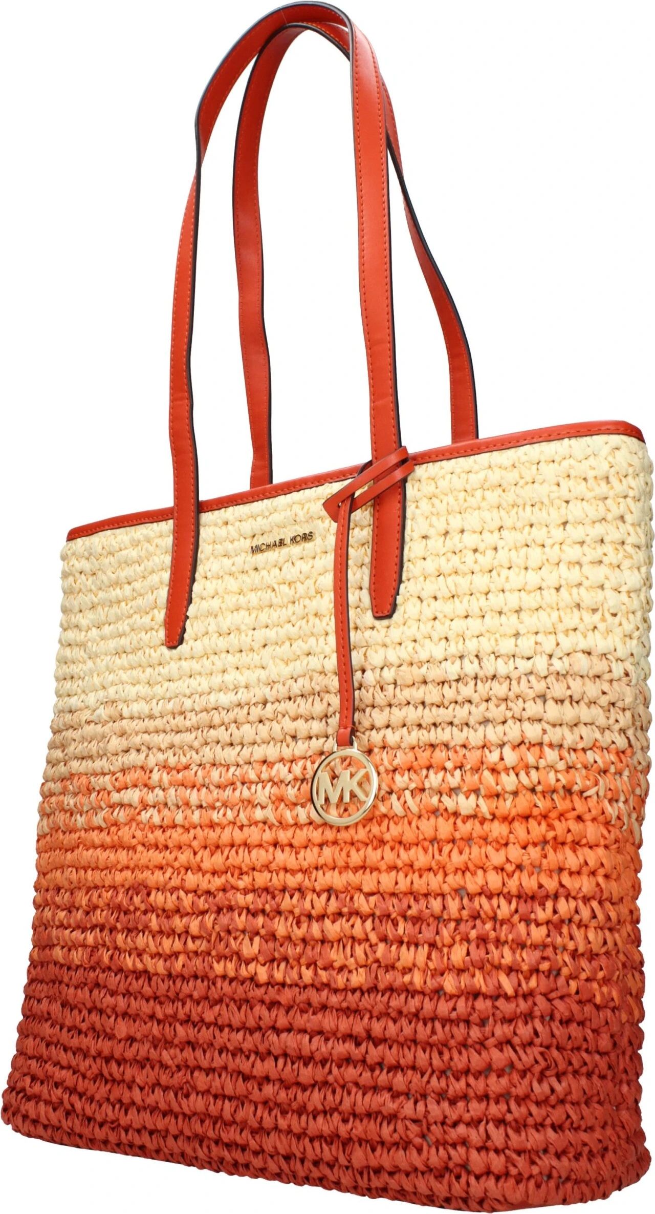 Сумки на плечо Michael Kors Оранжевый Рафия