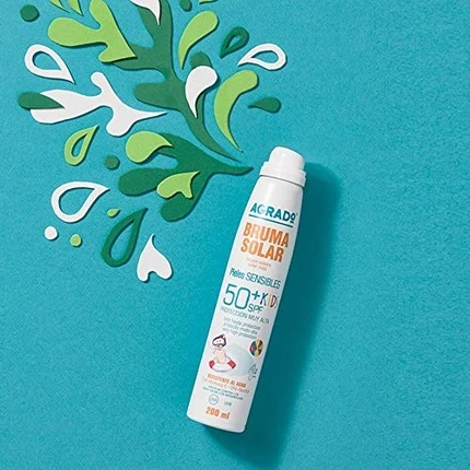 Dry Sun Mist and Moisturizing Sunscreen Agrado SPF 50+ Water Resistant