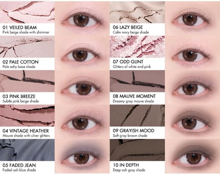 Наборы теней и палетки Rom&Nd Better Than Palette
