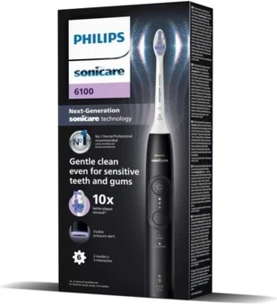 Электрическая зубная щетка Philips Sonicare 6100 Sonic Toothbrush Next Generation с 3 уровнями интенсивности