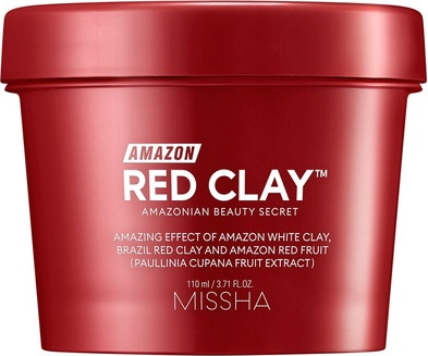 Маска смываемая Missha Amazon Red Clay Pore Mask Wash Off