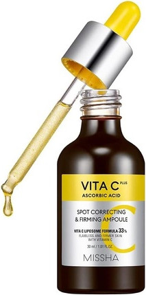 Ампула Missha Vita C Plus для коррекции пигментации и повышения упругости