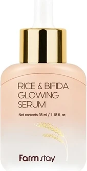 Сыворотка Farmstay Rice & Bifida Glowing Serum с ферментами и рисом
