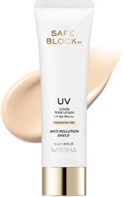 Защита от солнца для лица Защита от солнца Missha Safe Block RX Cover Tone Up