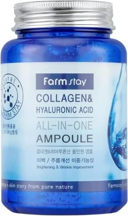 Ampoule Farmstay All-In-One Collagen and Hyaluronic Ampoule