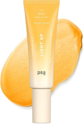 Маска для лица Psa LIGHT UP с витаминами С и Е для мгновенного сияния