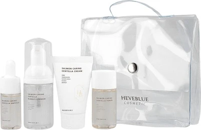 Набор для ухода за лицом Heimish Heveblue Salmon Caring Centella Special Travel Kit Bag