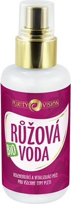 Цветочный спрей Purity Vision Органическая розовая вода из редкой дамасской розы