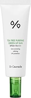 Солнцезащитный крем Dr Ceuracle Tinted Skin Sun Cream Spf 50 Tea Tree Purifine Green Up Sun