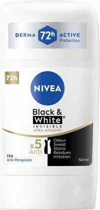 Antiperspirant Nivea Black & White Invisible Silky Smooth
