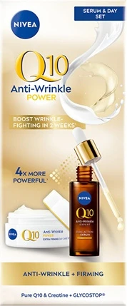 Набор для ухода за лицом Nivea Q10 Антивозрастная сила Подарочный набор по уходу за кожей