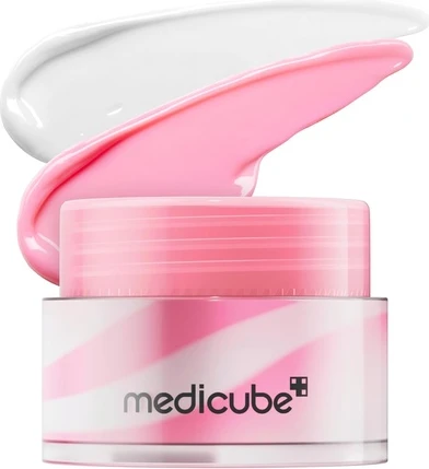 Бальзам для губ ночная маска Medicube Glow Balm с лососевым PDRN коллагеном и ши