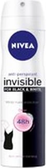 Antiperspirant Nivea Invisible For Black & White Clear