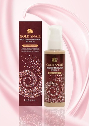 Тональная основа Enough Gold Snail Moisture Foundation SPF 30 PA