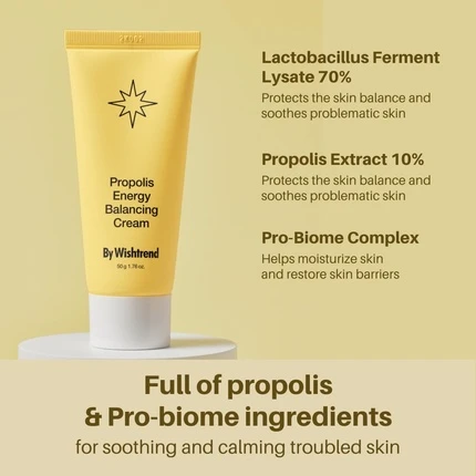 Крем для лица By Wishtrend Propolis Energy Balancing Cream