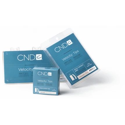 Набор накладных ногтей Cnd Velocity Clear Natural