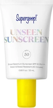 Солнцезащитный крем Sunscreen Supergoop Unseen Sunscreen SPF 50 Невидимая защита от солнца для лица
