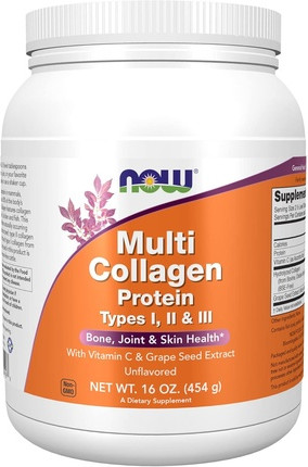 Протеиновый порошок Now Foods Multi Collagen Protein Types I, II и III