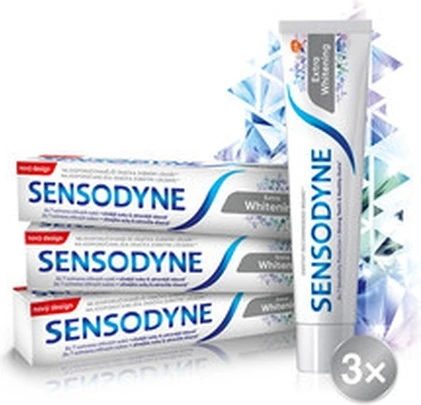Зубная паста Sensodyne Extra Whitening Tripack