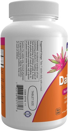 Сыворотка с витаминами Now Foods Daily Vits Одна Таблетка Ежедневно с Лютеином и Ликопином