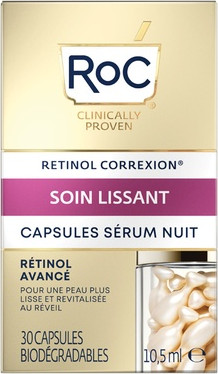 Сыворотка RoC Retinol Correxion для разглаживания морщин в ночных капсулах