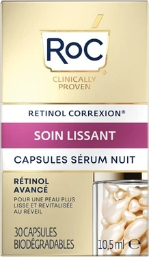 Сыворотка RoC Retinol Correxion для разглаживания морщин в ночных капсулах