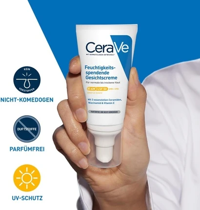 Увлажняющее средство для лица CeraVe