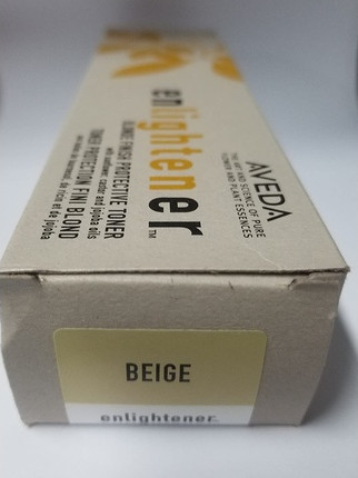 Bleaching Aveda Enlightener Beige