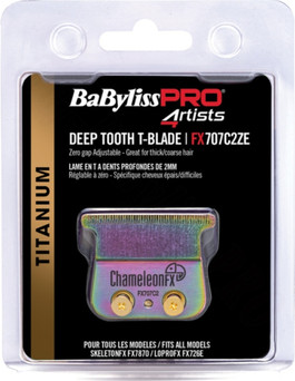 Сменный нож для триммера Babyliss Pro Skeleton Chamber с глубокими зубьями DLC Titanium