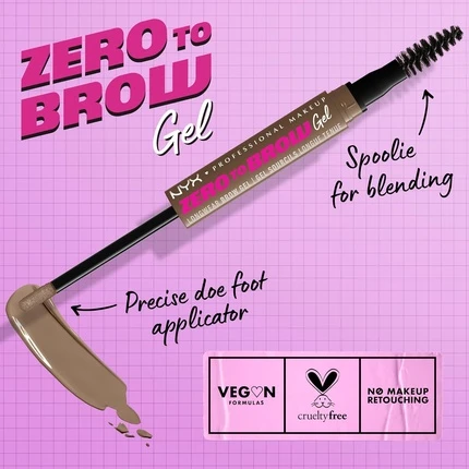 Гель для бровей NYX Zero to Brow Longwear