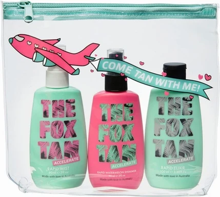Набор для защиты от солнца The Fox Tan Jet-Setter Bundle и дорожная сумка