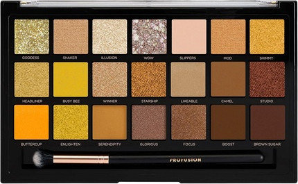 Палетка теней Profusion Cosmetics Gold Rush