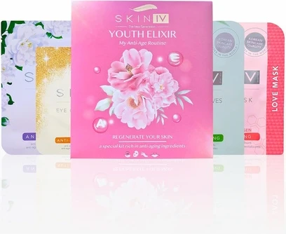 Набор по уходу за лицом Korean Youth Elixir My Anti-Age Routine Kit от Skin Iv