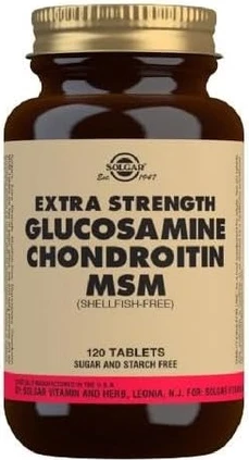 Таблетки Solgar Extra Strength Глюкозамин Хондроитин МСМ