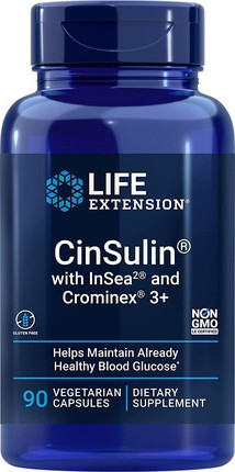 Витаминная Сыворотка Life Extension CinSulin с InSea2 и Crominex 3+