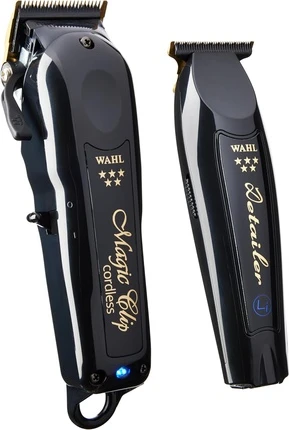 Машинка для стрижки волос Wahl Cordless Barber Combo с Magic Clip и Detailer Li