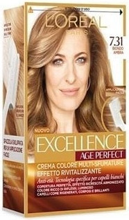 Стойкая краска для волос L'Oreal Professional Excellence Age Perfect Блонд Янтарный
