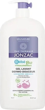 Очищающий гель Eau Thermale Jonzac Organic Baby Wash 2-в-1 Нежный дерма-гель для волос и тела