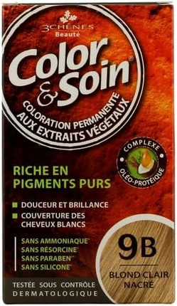 Permanent Color Care Les 3 Chenes Color & Soin Pearly Light Blonde 9B