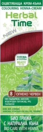 Крем-краска для волос Herbal Time 100% Органическая Хна