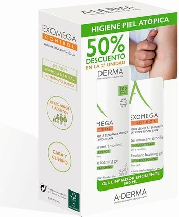 Вспенивающийся Гель-Эмолиент A-Derma Exomega Control