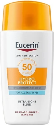 Солнцезащитное средство для лица Eucerin Hydro Protect Ultralight SPF 50+